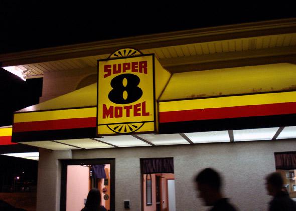 Super 8 motel.